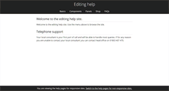 Desktop Screenshot of editing-help.com