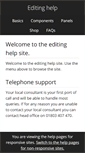 Mobile Screenshot of editing-help.com