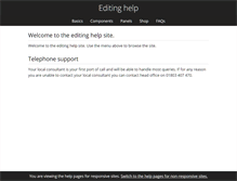 Tablet Screenshot of editing-help.com